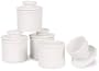 L Tremain White Mini Butter Bell, Set of 4