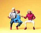 GRANDFATHER & GRANDCHILDREN - PREISER G SCALE MODEL TRAIN FIGURES 45113