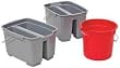 Tough Guy 1ELK2 Pail, Red, 14qt