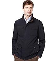 Collezione Funnel Neck Suede Trim Parka with Stormwear™