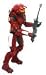 Video Games : Halo 2 Series 4 Figure: Red Spartan with White trim
