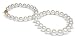 9 x 12mm cream Australian south sea cultured pearl necklace 18