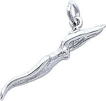 Childrens Toyshop  Jewelry : Female Swimmer Charm by Rembrandt Charms