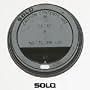 SLOT316B Black Traveler Drink-Thru Lids for 12, 16, 20 & 24 oz. Meridan Hot Drink Cups, 100/Bag