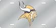 Minnesota Vikings Laser Cut Silver License Plate - SET OF 6 - Sports Merchandise