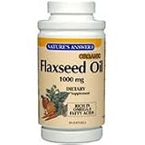 Flax Seed Oil (Flaxseed Oil) 1000mg 90 softgels from Nature's Answer