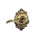 Schlage F40-ACC-609-BRK Antique Brass Privacy Accent Style Lever with Brookshire Rose