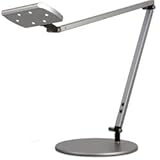 Icelight High Power LED Silver Desk Lamp, Warm White Illumination