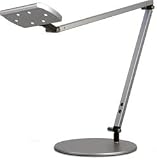 Icelight High Power LED Silver Desk Lamp, Warm White Illumination