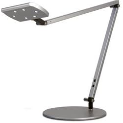 Icelight High Power LED Silver Desk Lamp, Warm White Illumination by Koncept