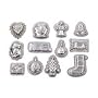 Farringdon Christmas Collection 12 Piece Tinplate Chocolate/Candy Moulds