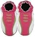 Apparel : Robeez Sporty White/ Fuchsia Soft Sole Baby Shoes 12-18 months * 08 Newest Collection -- We Have Large Selections! *