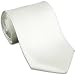 Solid WHITE tie