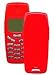 Cover für Nokia 3310, 3330 shiny rot