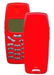 Cover für Nokia 3310, 3330 shiny rot