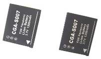 Nextop - 2 Packs of Panasonic CGA-S007, DMW-BCD10 Brand New 1300mAh Replacement Batteries for Panasonic Lumix DMC-TZ1, DMC-TZ2, DMC-TZ3, DMC-TZ4, DMC-TZ5