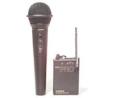 Pro Series Hand-Held Microphone System With Built-In Transmitter