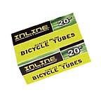 Inline Bike Tube 700 x 18/23C Presta Valve 48 mm xtra long valve stem for areo wheels. 121525