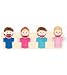 FAMILY BIGMOUTH PUPPETS CAUCASIAN