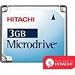 Hitachi 3 GB Microdrive ( MD3GBBP )