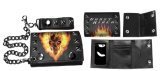  GHOST RIDER LEATHER BIKER WALLET WITH CHAIN