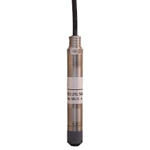 Flowline LD31-S101 Water and Light Oil Polyurethane DeltaSpan Submersible Pressure Level Transmitter, 5 psi
