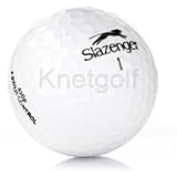 Sporting Goods : 60 MINT SLAZENGER POWER CONTROL USED GOLF BALLS + FREE TEES