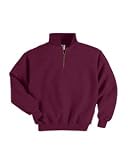 50/50 Quarter-Zip Pullover with Cadet Collar