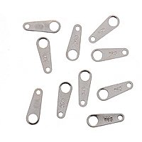 Sterling Silver Chain Tags For Clasps (10)
