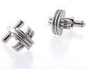 Stainless Steel "X" Cufflinks