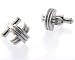 Jewelry : Stainless Steel "X" Cufflinks