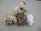 Webkinz Lizard, Chicken, American Cocker Spaniel, Lil Kinz Mouse - Set of 4 April 2008 Releases