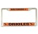 Baltimore Orioles License Plate Frame