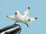 Roger's White Wiggler Maggot Imitation Fly