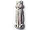 Cast Stone KITTEN CAT Indoor Outdoor GARDEN Kitty THERMOMETER