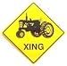 Tractor XING Sign (Crossing Sign)