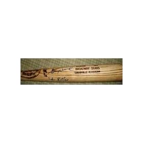 Broadway Stars autographed Baseball Bat by actors John Ritter, Henry Winkler, Adrian Zimid, Len Carriou, & Tony Roberts