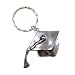 Metal Graduation Cap Keychain