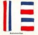 Red/White/Blue Sweatbands Set