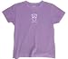 LIFE IS GOOD HALF FULL WOMENS SHORT SLEEVE TEE SHIRT PURPLE