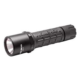 Surefire G2 LED G2L-BK Nitrolon High-Intensity LED Flashlight Black With Three Surefire Batteries