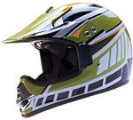 HCI DOT Kids Motocross ATV Dirt Bike Helmet K60 Green