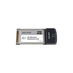 Belkin N1 Series Wireless Notebook Card MIMO 802.11g 300Mbps Ref F5D8011uk