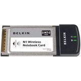 Belkin N1 Series Wireless Notebook Card MIMO 802.11g 300Mbps Ref F5D8011uk