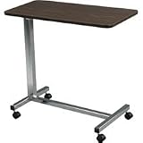 DRIVE Non-Tilt Overbed Table, Chrome Base and Mast QTY: 1