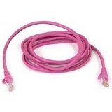 20FT CAT6 Pink Snagless RJ45 M/m Patch Cable