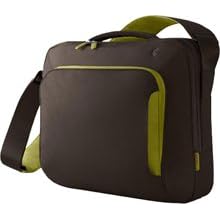 Buy Belkin F8N076-CGG-DL 15-Inch Energy Collection Messenger Bag (Chocolate Green) by Belkin