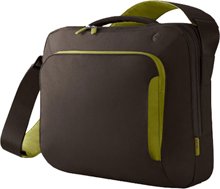 Belkin F8N076-CGG-DL 15-Inch Energy Collection Messenger Bag (Chocolate/Green)