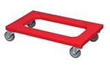 Rubbermaid 9T54 Polyethylene Dolly, Standard Deck