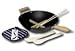 Typhoon 14" 6 Piece Non Stick Wok Set Black